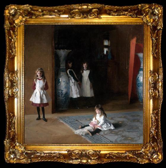 framed  John Singer Sargent The Daughters of Edward Darley Boit (mk09), ta009-2
